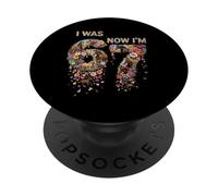 Yo era 6 Pero Ahora Estoy 7 Caballo Seis Siete Meme 7 Cumpleaños PopSockets PopGrip Adhesivo