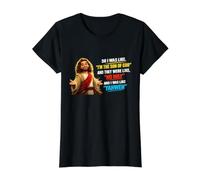 Yo era como Yahweh Divertido Jesucristo Juego de Palabras Cristiano Dicho Camiseta gráfica económica, Mujer, Negro, M
