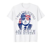 Yo era el cazado y ahora soy el cazador Divertido minimalista Camiseta