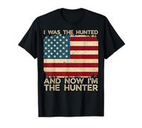 Yo era el cazado y ahora soy el cazador Divertido minimalista Camiseta