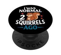 Yo era normal 2 ardillas atrás dicho divertido PopSockets PopGrip Adhesivo