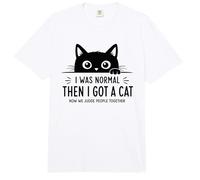 Yo Era Normal, Entonces Tuve Un Gato. Ahora Juzgamos Juntos Comfort Colors Adult Heavyweight T-Shirt