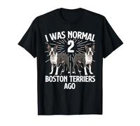 Yo era Normal Hace 2 Boston Terriers - Amante de Boston Terrier Camiseta