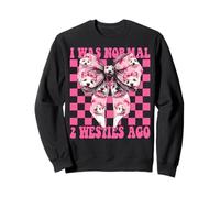 Yo era Normal Hace 2 Westies West Highland Terrier Dog Girl Sudadera