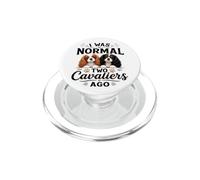 Yo era Normal Hace Dos Cavaliers Divertido Cavalier King PopSockets PopGrip para MagSafe