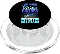 Yo era Normal Hace Tres Guitarras Chiste coleccionista de Guitarras PopSockets PopGrip para MagSafe