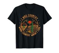 Yo era país cuando el país no era Cool Mountains Cactus West Camiseta