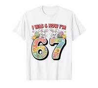 Yo era Seis Ahora Soy Siete Pascua 67 Meme 7 Cumpleaños Camiseta