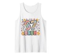 Yo era Seis Ahora Soy Siete Pascua 67 Meme 7 Cumpleaños Camiseta sin Mangas