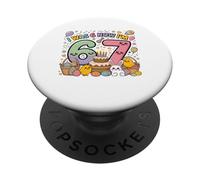 Yo era Seis Ahora Soy Siete Pascua 67 Meme 7 Cumpleaños PopSockets PopGrip Adhesivo