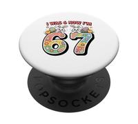 Yo era Seis Ahora Soy Siete Pascua 67 Meme 7 Cumpleaños PopSockets PopGrip Adhesivo
