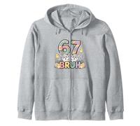Yo era Seis Ahora Soy Siete Pascua 67 Meme 7 Cumpleaños Sudadera con Capucha