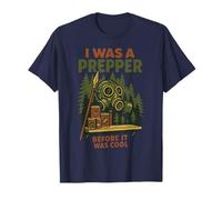 Yo era un Prepper Survival Bushcrafting Camiseta