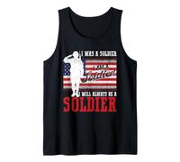 Yo era un Soldado Soy un Soldado Siempre seré un Soldado EE.UU Camiseta sin Mangas