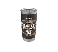 Yo era una persona de personas antes de productor de video Operador de cámara Vaso térmico de acero inoxidable de doble pared