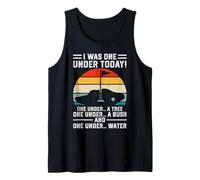 Yo era uno Debajo de Hoy - Golfista Amante del Golf Golf Golf Camiseta sin Mangas