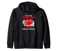 Yo Estaba allí, Todo el Mundo Realmente era Divertido Luchar con Kung Fu Sudadera con Capucha