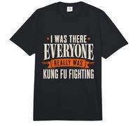 Yo Estaba allí Todo el Mundo Realmente Kung Fu luchando Divertido Retroceso Comfort Colors Adult Heavyweight T-Shirt