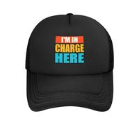 Yo Estoy Al Mando Aquí Mujer Hombre Gorra Trucker Protección Solar Gorras Hip Hop Protección UV Sombrero para Golf Tenis Deporte