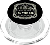 Yo Estoy contigo, no te desanimes, Porque yo Soy tu Dios Isaías 41 PopSockets PopGrip para MagSafe