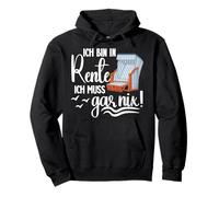 Yo Estoy en pensión - Necesito Gar Nix. Mar Mar del Norte Silla de Playa Sudadera con Capucha