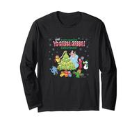 Yo Gabba Gabba! Awesome Christmas Holiday Tree Group Manga Larga