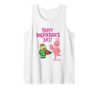 Yo Gabba Gabba! Brobee Foofa Valentine's Day Camiseta sin Mangas