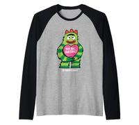 Yo Gabba Gabba! Brobee You Are Awesome Heart Valentine's Day Camiseta Manga Raglan