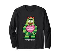 Yo Gabba Gabba! Brobee You Are Awesome Heart Valentine's Day Manga Larga