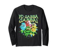 Yo Gabba Gabba! Cast Photo Burst Distressed Kids TV Show Manga Larga