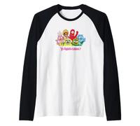 Yo Gabba Gabba! Characters and DJ Lance Group Photo Camiseta Manga Raglan