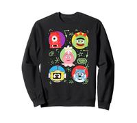 Yo Gabba Gabba! Colorful Friends with Doodles TV Show Sudadera