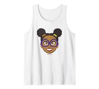Yo Gabba Gabba! Girl with Purple Glasses Character Big Face Camiseta sin Mangas