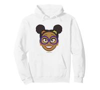 Yo Gabba Gabba! Girl with Purple Glasses Character Big Face Sudadera con Capucha