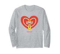 Yo Gabba Gabba! Plex Robot Love Heart Valentine's Day Manga Larga