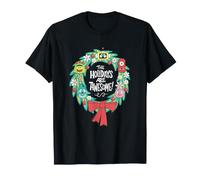 Yo Gabba Gabba! The Holidays Are Awesome Wreath Camiseta