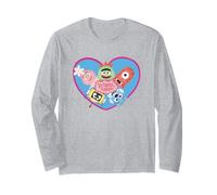 Yo Gabba Gabba! Valentine's Day Heart Group Photo Manga Larga