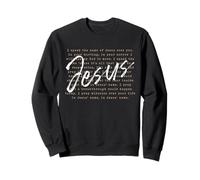 Yo Hablo El Nombre de Jesús Declaración Cristiana Adoración Sudadera