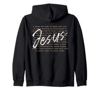 Yo Hablo El Nombre de Jesús Declaración Cristiana Adoración Sudadera con Capucha