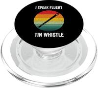 Yo hablo fluido estaño silbato Vintage Penny Flageolet PopSockets PopGrip para MagSafe