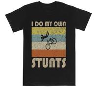 Yo Hago Mis Propias Acrobacias Camiseta Negra De Manga Corta para Niños Black Kids tee Short Sleeve T-Shirt