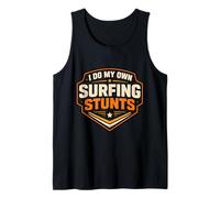 Yo Hago mis propias Acrobacias de Surf Divertido Surfista Vintage Broma de Surf Camiseta sin Mangas