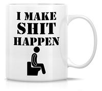 Yo Hago Que Las Cosas Sucedan Mug Con Asa Tazas De Cerámica Chic Tazas De Desayuno Para Espresso Cappuccino Bebidas Frías Y Calientes 330Ml