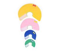 YO-HAPPY - 4 Piezas de círculo isabelino Suave para pájaros, Loro, Babero, Traje, Ropa para pájaros y Mascotas