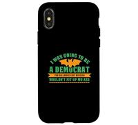 Yo iba a ser un demócrata para Halloween Divertido político Carcasa para iPhone X/XS