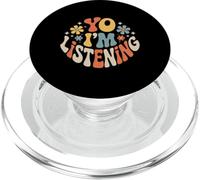 Yo I'm Listening Energía del oyente atento - PopSockets PopGrip para MagSafe