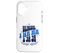 Yo Jaja Y Jaja Riendo En Español! Divertido Bilingüe Carcasa para iPhone 16