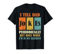 Yo le digo a papá bromas periódicamente divertido Día del padre broma de papá Camiseta
