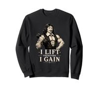 Yo levanto por lo Tanto gano, Divertido Gimnasio Filosofía Descartes Sudadera