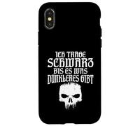 Yo llevo Negro hasta Que Haya Algo más Oscuro. Carcasa para iPhone X/XS